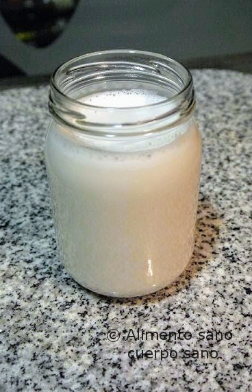 receta de leche de almendras