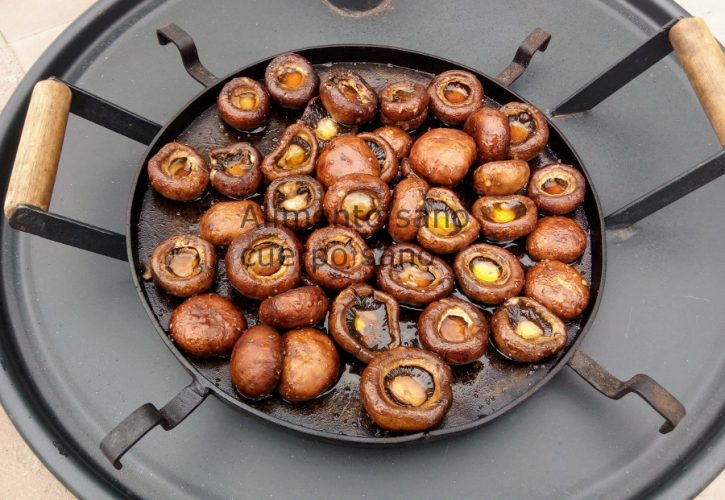 Portobellos a la parrilla, al horno o al cilindro Excelente opción