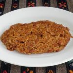 Tacu tacu con arroz integral