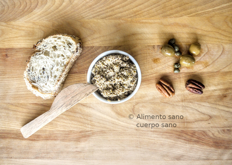 Pasta de aceitunas verdes